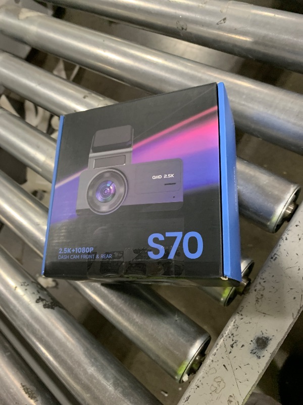 Photo 1 of Dash Cam Front and Rear, 2.5K+1080P Dual Dash Camera for Cars, Ecomoment Car Camer with 3.16" IPS Screen, 170° Wide Angle, Night Vision, G-Sensor, 24H Parking Monitor, 32GB SD Card Included, S70
