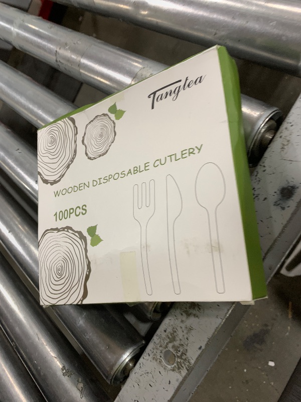 Photo 1 of 100 Pack Wooden Spoons Disposable - 6.3 Inch Length Biodegradable Cutlery - Compostable Bamboo Spoon For Chocolate, Coffee, Flavor, Ice Cream, Dessert, Parties, Dinners, Catering Services, Gatherings