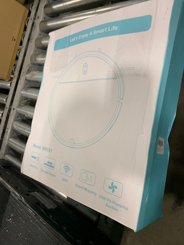 Photo 1 of Robot Vacuum and Mop, 2 in 1 Robotic Vacuum Cleaner with Schedule, App/Voice, Slim Mopping Vacuum Robot with Watertank and Dustbin, Self-Charging, Easy of Use, Ideal for Hard Floor, Pet Hair, Carpet