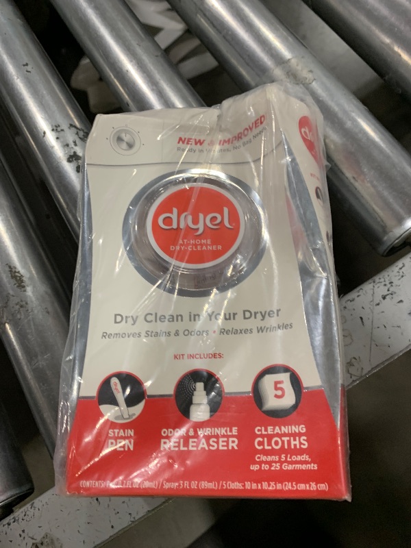 Photo 1 of Dryel At-Home Dry Cleaning Starter Kit With Bag, Breeze Clean Scent 1 kit