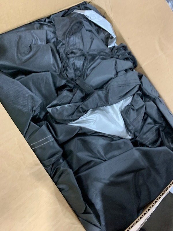 Photo 1 of LXKCKJ Rectangular Pool Cover for above Ground Pools, Heavy Duty Winter Cover Ideal for Waterproof and Dustproof (9x18 FT, Black)