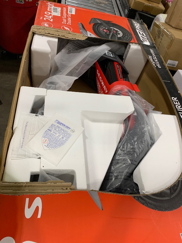 Photo 1 of Segway ZT3 Pro Electric Scooter, Up to 24.9 MPH, 43.5-Mile Range, Dual Suspension, Flash Charge, 1600W Peak Motor, Off-Road Scooter for Adults UL Certified (UL2272/2271)