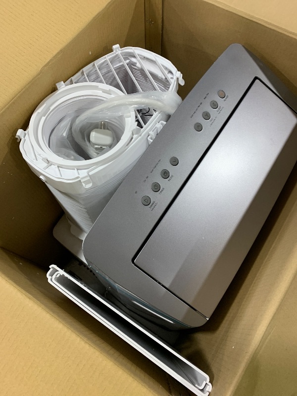 Photo 1 of Whynter Inverter Portable Air Conditioner 14,000 BTU with Dual Hose, Dehumidifier, Cooling Fan & Smart Wi-Fi for 600 Sq Ft Rooms, NEX ARC-1230WN (12,000 SACC), White