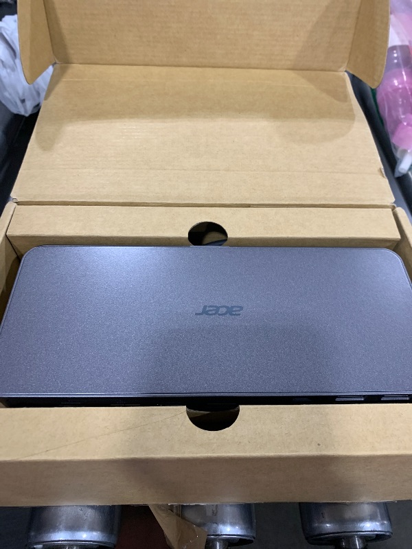 Photo 1 of Acer Docking Station,14-in-1 Triple Display USB C Docking Station, 3 Monitors with 4K HDMI 2.0, DisplayPort 1.4, 10 Gbps USB-C and 5 Gbps USB-A Data, 1 Gbps Ethernet, Audio, 60W Charging for Laptop
