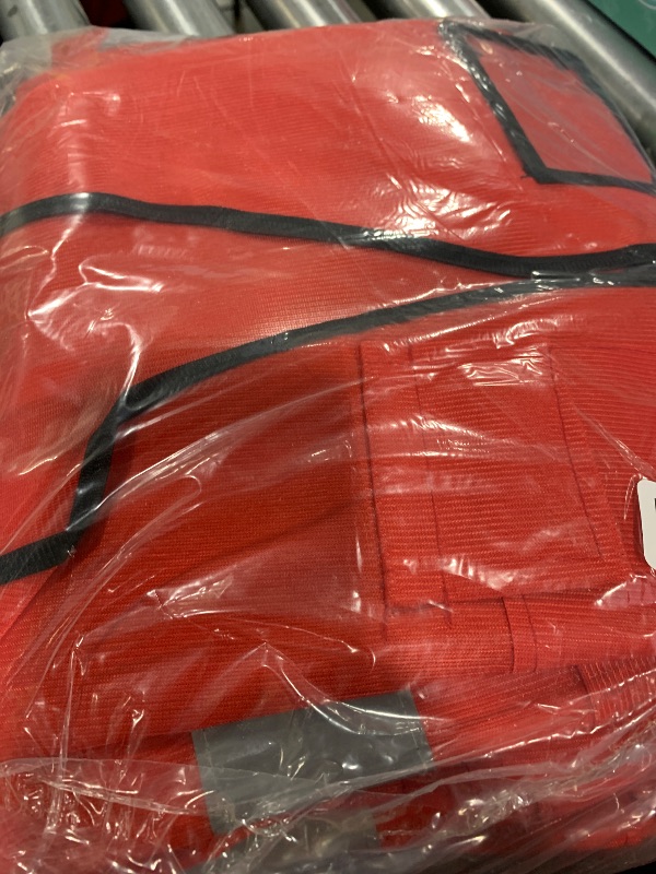 Photo 1 of mountmarter 5 Pack Red Reflective Safety Vest for Women Men High Visibility Reflective Vest with 5 Pockets and Zipper Hi-Vis Neon