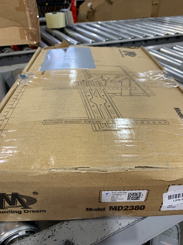 Photo 1 of Mounting Dream TV Wall Mount for 32-65 Inch Television,Mount with Swivel and Tilt, Full Motion Bracket with Articulating Dual Arms, Fits 16inch Studs, Max VESA 400X400 mm, 99lbs, MD2380