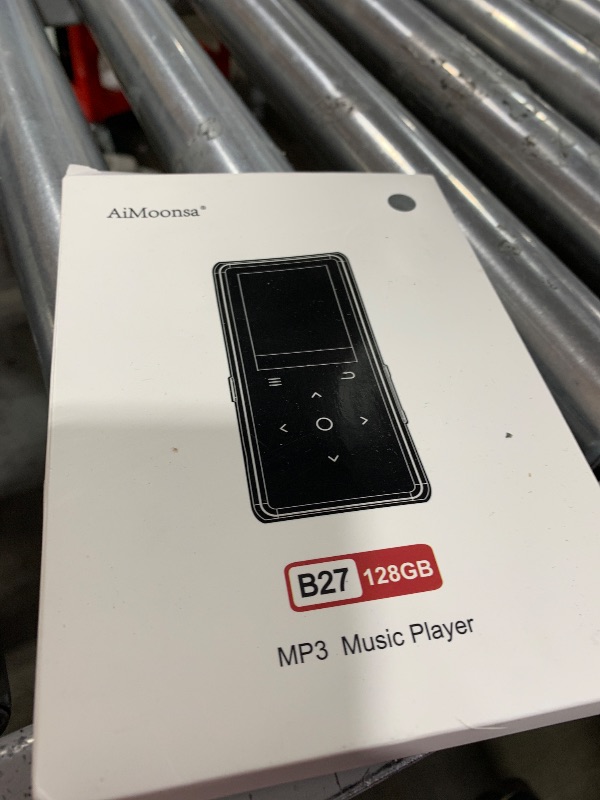 Photo 1 of 128GB MP3 Player with Bluetooth 5.2, AiMoonsa Music Player with Built-in HD Speaker, FM Radio, Voice Recorder, HiFi Sound, E-Book, Earphones Included