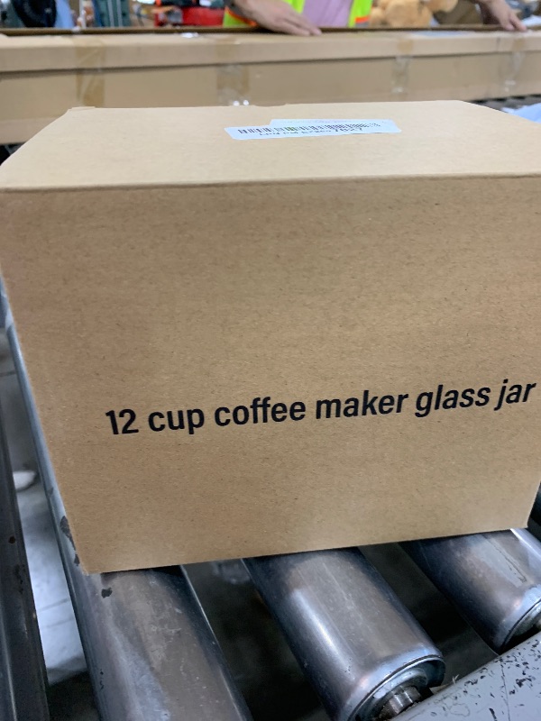 Photo 1 of 12 Cup Coffee Machine Glass Carafe Replacement for Mr. Coffee - With Heads Three Different Heights, Universal Carafe Coffee Maker Pot Accessory Easy Pour Spout and Comfortable Grip Handle,Black
