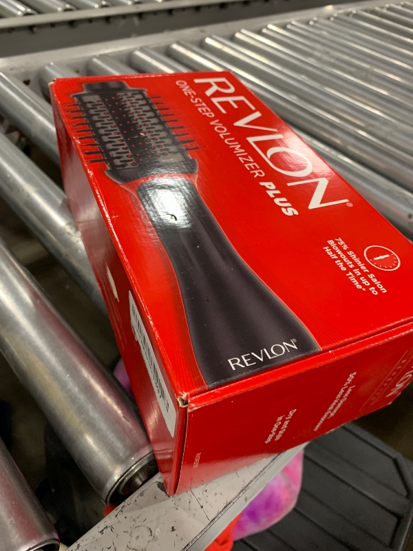 Photo 1 of REVLON One Step Volumizer PLUS Hair Dryer and Styler | More Volume, Less Damage, and More Styling Control for Easy and Fast Salon-Style Blowouts, Plus Travel Friendly (Black)