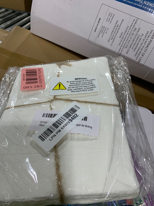 Photo 1 of 50 Pack Cotton Watercolor Paper with Deckle Edge 200 GSM Rough Textured Watercolor Paper for Writing