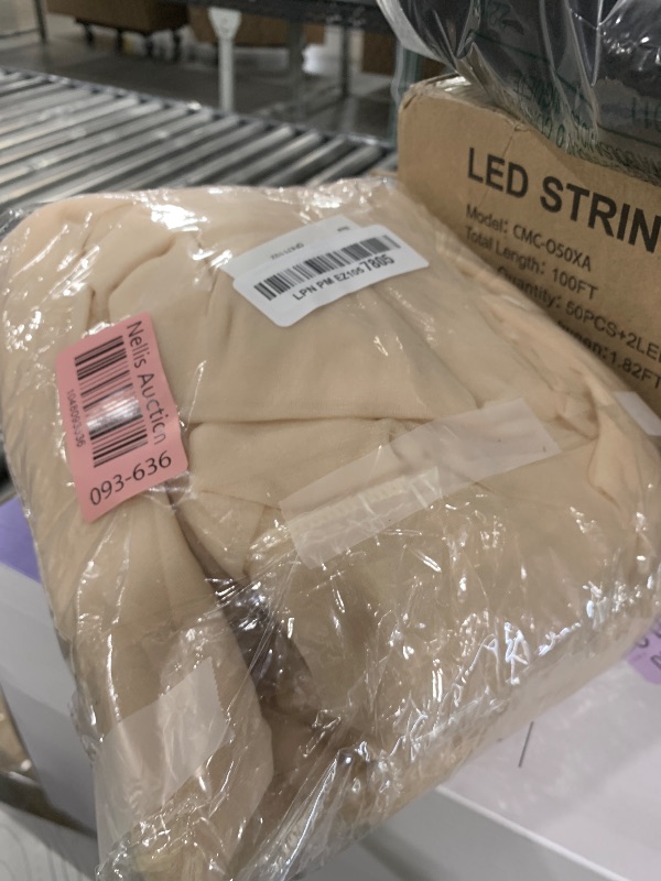 Photo 1 of 10x10ft Peach Tulle Backdrop Curtain for Parites, Sheer Backdrop Curtains for Wedding Baby Shower Birthday Party Photo Shoot Decorations