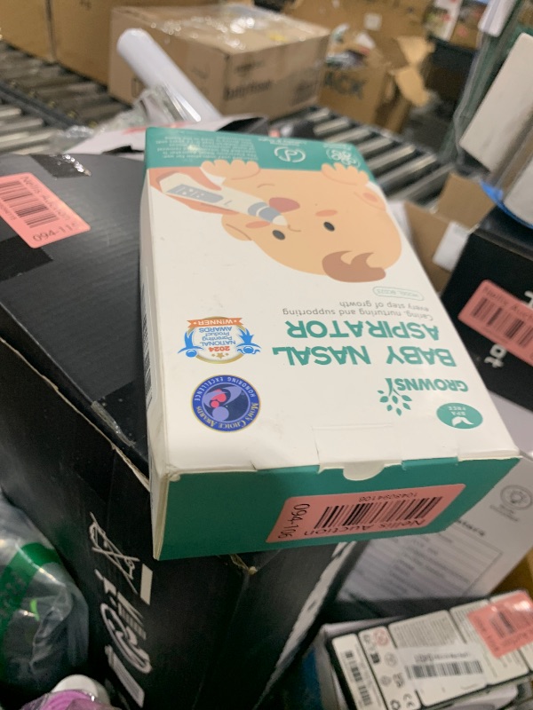 Photo 1 of GROWNSY Nasal Aspirator for Baby, Electric Baby Nose Sucker with Larger Suction Chamber and More Powerful Suction, Automatic Nose Cleaner with Music and Light Soothing Function