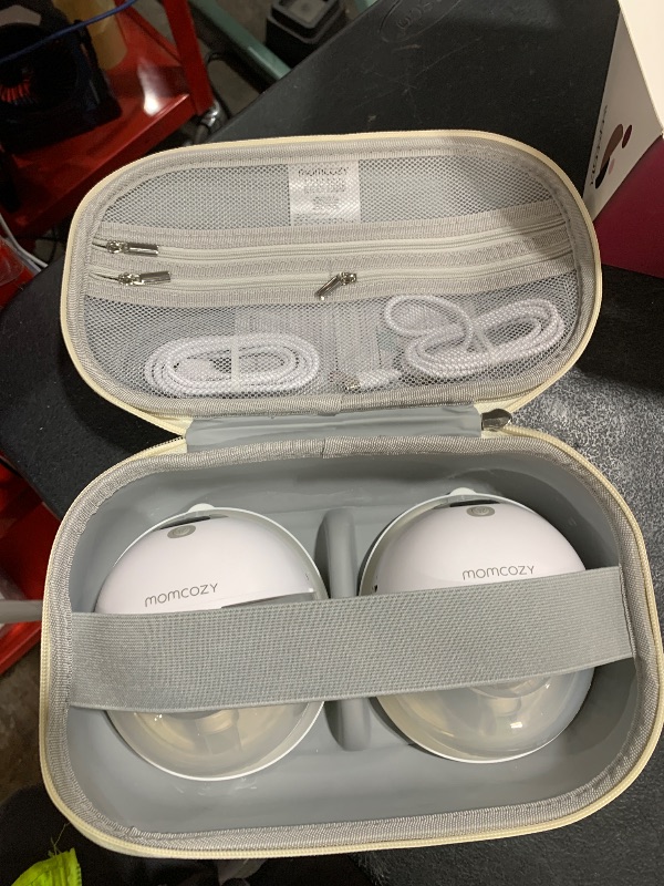 Photo 1 of Momcozy Breast Pump, Double-Sealed Flange for Comfort - 24mm, 2 Pack Ash Gray