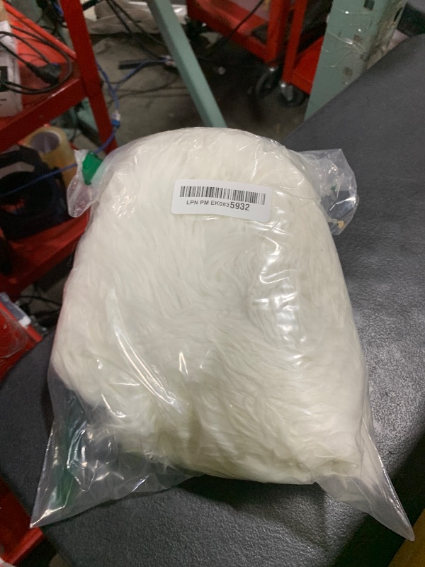 Photo 1 of SEE NOTES.......Ashler Faux Fur Rug, Fluffy White Small Sheepskin Rug, Ultra Soft 2x3 Ft Mat, Machine Washable Shag Mats, Nursery Throw for Bed, Living, Kids Room