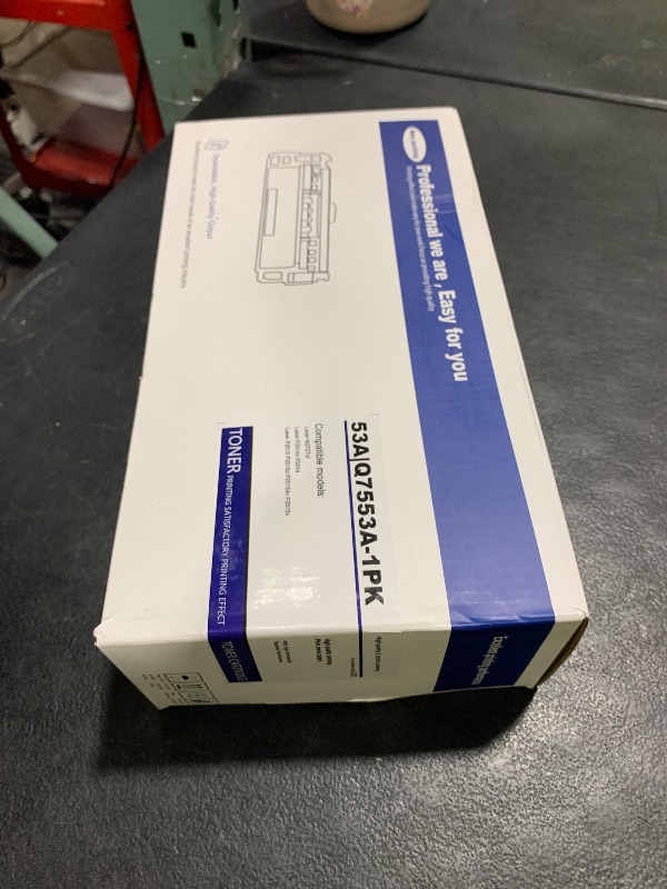 Photo 1 of 1 Pack 53A | Q7553A (Black) Compatible High Yield Toner Cartridge Replacement for HP Laser Jet P2014 P2014n P2015 P2015d P2015dn P2015x M2727nf Printers,Sold by Thurink.