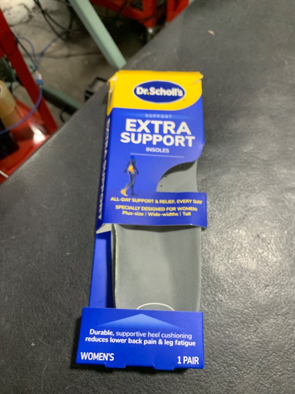 Photo 1 of Dr. Scholl's Extra Support Shoe Insoles for Women, Size 6-11, 1 Pair: Designed for Plus-Size and Tall Women, Arch Inserts - Helps Reduce Lower Back Pain and Foot & Leg Fatigue