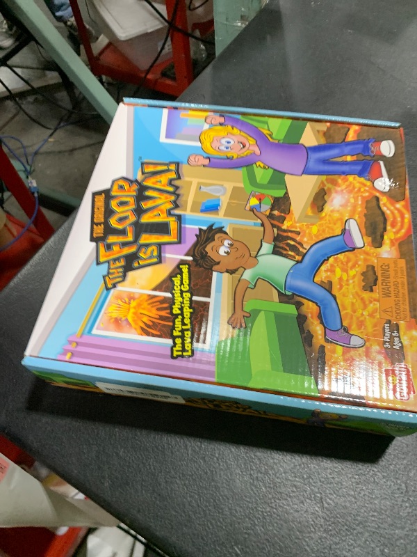 Photo 1 of The Original The Floor is Lava! Game by Endless Games - Interactive Game For Kids And Adults - Promotes Physical Activity - Indoor And Outdoor Safe