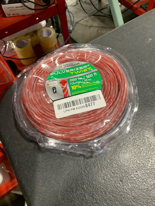 Photo 1 of Weed Warrior Pulverizer Twist Universal Trimmer Line, 0.080" Diameter x 100'