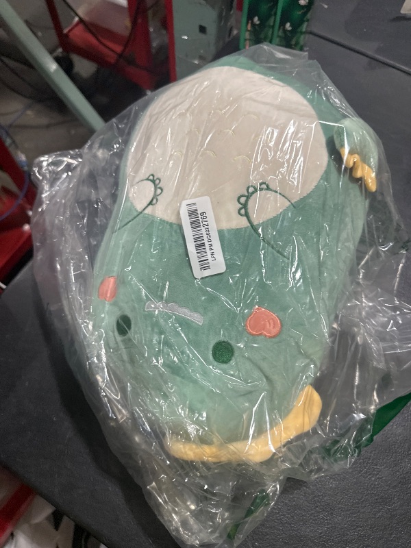 Photo 1 of Kekeso Dinosaur Plush Hugging Pillow Cute Stuffed Animal Plush Toy Soft Cartoon Plushie Sleeping Pillow for Kids(Dinosaur, 45cm/17.71in)