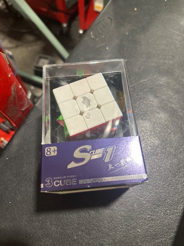 Photo 1 of D-FantiX Magnetic Speed Cube 3x3x3, Cyclone Boys Professional Stickerless High Speed Cube, Magnet Magic Cube Puzzle Toy for Kids and Adults, Solving Brain Teaser Gift Idea