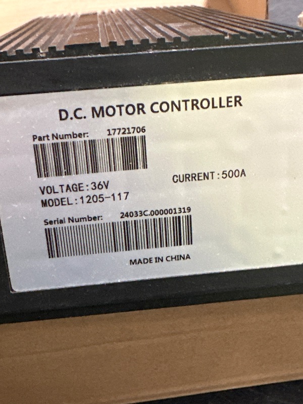 Photo 1 of Htostar Racing 36V 500A Speed Controller Replacement for EZGO Club Car Curtis Golf Carts Motor Controller Replaces 1205-117 1204-032 1204-004 1204-009 1205-101