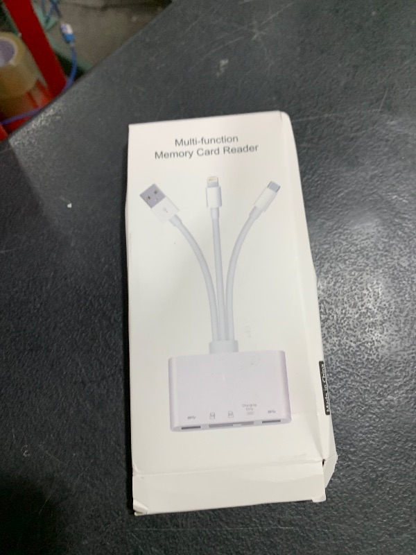 Photo 1 of 5-in-1 Memory Card Reader, USB OTG Adapter & SD Card Reader for i-Phone/i-Pad, USB C and USB A Devices with Micro SD & SD Card Slots, Supports SD/Micro SD/SDHC/SDXC/MMC