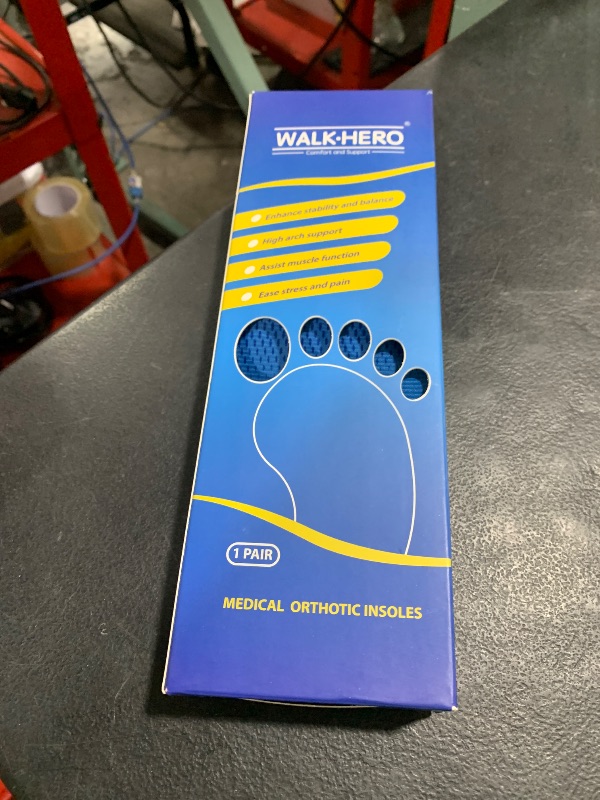 Photo 1 of Plantar Fasciitis Feet Insoles Arch Supports Orthotics Inserts Relieve Flat Feet, High Arch (Mens 13-13 1/2)