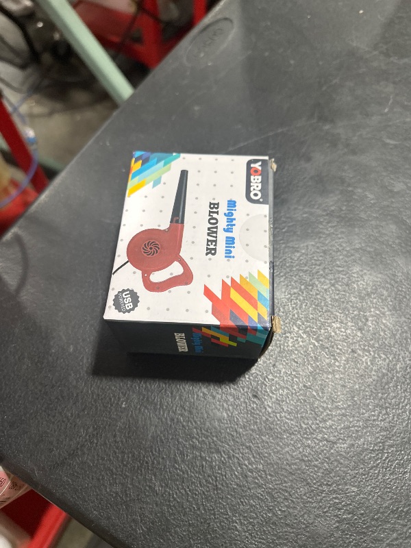 Photo 1 of YOBRO Mighty Mini Blower,Fluid Art Tiny Simulated Blower,Real Working Blower,USB Powered,Wonderfully for Acrylic Paint Blowing & Alcohol Ink Art