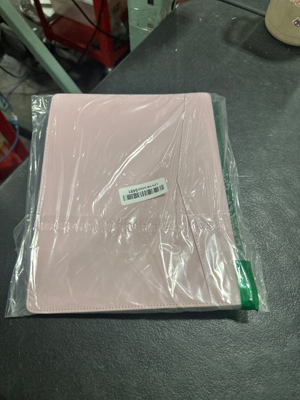 Photo 1 of Pacific Mailer Padfolio Portfolio Leather Binder, Interview Legal Document Organizer, Business Card Holder Included Letter Sized Writing Pad [Pink, Piano Noir Faux Leather Matte Finish]
