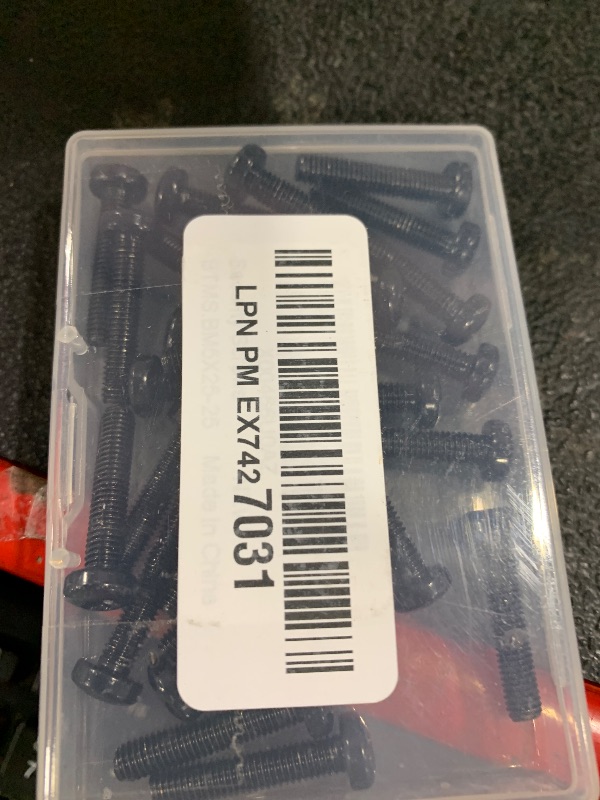 Photo 1 of M5 x 25mm Button Head Torx Drive Machine Screws, Security Screws Anti Theft Tamper Proof, 304 Stainless Steel 18-8, Black Finish, 25 PCS