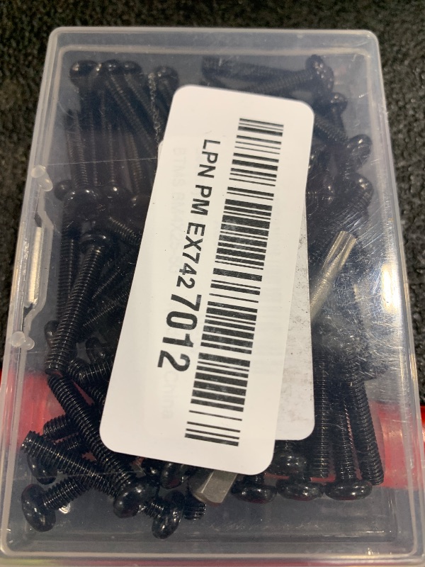 Photo 1 of M4 x 25mm Button Head Torx Drive Machine Screws, Security Screws Anti Theft Tamper Proof, 304 Stainless Steel 18-8, Black Finish, 50 PCS