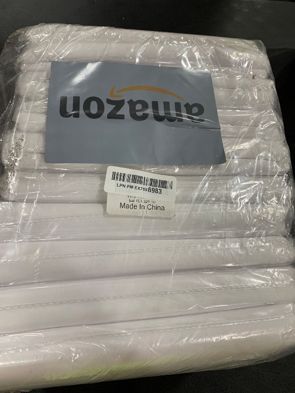 Photo 1 of 10 Pack White Table Cloth Rectangle Table Cloths for 8 Foot Rectangle Tables 60 X 126 Inch Washable Polyester Table Covers, Reusable & Wrinkle Resistant for Weddings, Parties, Events, and Everyday Use