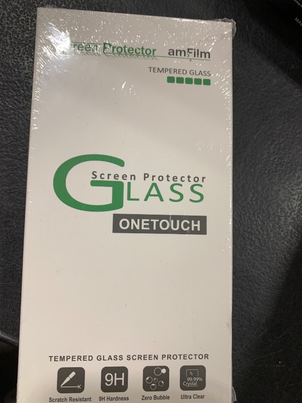 Photo 1 of amFilm Auto-Alignment OneTouch for Samsung Galaxy S25 Ultra 6.9" Screen Protector + Camera Lens Protector, Tempered Glass, 30 seconds Installation, Bubble Free, Case Friendly, Anti-Scratch [2+2 Pack]