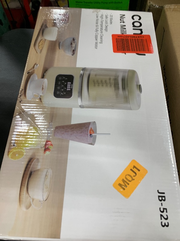 Photo 1 of 58oz Nut Milk Maker Machine, 10 in 1 Automatic Nut Milk Maker with 20 Blades, LED Display, Soy Milk Maker with 24H Delay Start&12H Keep Warm, Almond Milk Maker for Homemade Oat, Milk Shake, Cream
