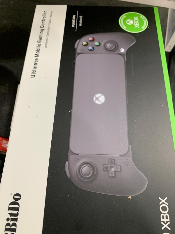 Photo 1 of 8Bitdo Ultimate Mobile Gaming Bluetooth Controller for iPhone, Android & Xbox Cloud Gaming with Hall Effect Joysticks/Triggers, 2 Pro Back Buttons, Officially Licensed (Black)