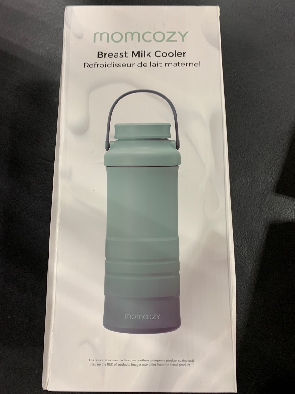 Photo 1 of Momcozy 22oz Portable Breast Milk Cooler for Outdoor, Life Saver with 360° Total Cooling for 24 Hours, Larger Capacity Travel Breastmilk Chiller with 2pcs Baby Bottles for Breastmilk Storage, Green