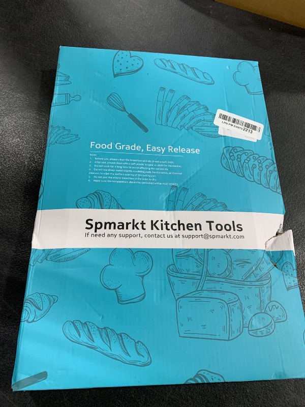 Photo 1 of Spmarkt 2-Pack Light Blue 24-Cup Ceramic Mini Muffin Pan – Non-Stick Muffin Tin, PFOA-Free, Healthy Baking, Perfect for Cupcakes, Breakfast Treats & Party Delights