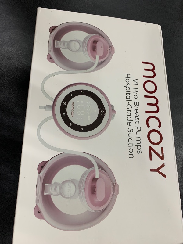 Photo 1 of Momcozy Breast Pump V1 Pro Hospital-Grade, Hands-Free & Portable Wearable Pump, Upgraded Electric Pump with 3 Fine-Tuned Rhythms|15 Levels, Come with Leak-Proof DoubleFit Flange, Cozy Red.