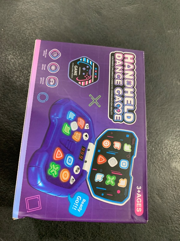 Photo 1 of Fast Push Game 4 Modes Screen Handheld Dance Game Machine, Memory Training Games Toy, Girl ADHD Toys,Birthday Gifts for Boys Girls