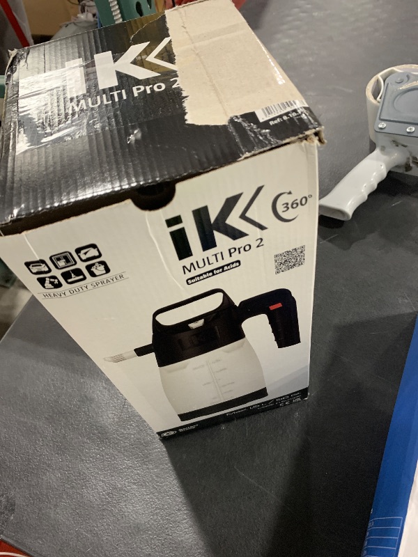 Photo 1 of iK Multi Pro 2 360 Sprayer - Pressurized Sprayer Works Upside Down. Suitable for Alkaline, Neutral, and Acidic Liquids; Perfect for Shops, Garages, Car Detailing - 50 oz