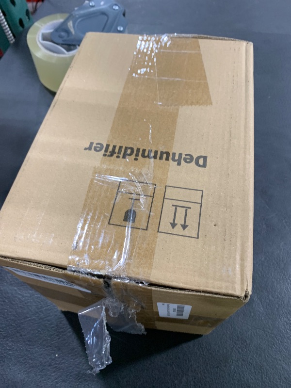 Photo 1 of Dehumidifier with Drain Hose. Litever Small Portable Dehumidifier. Auto-OFF. Drain Hose for Continuous Drainage. Effective for Small Bathroom Pantry Closet Basement Wardrobe Gun safe RV Trailer Camper