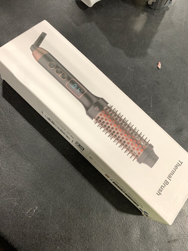 Photo 1 of Lopeie Infrared Thermal Brush for Blowout Look, 1.5 Inch Ionic Thermal Round Brush Makes Hair Smoother Get Natural Curls, Dual Voltage, Easy to Use, Gifts for Women