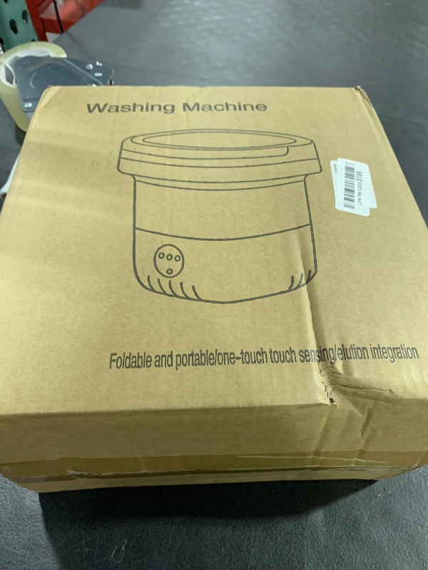 Photo 1 of Portable Washing Machine, 16L Upgraded Mini Washer with Spin Basket Laundry Machine, 3 Cleaning Modes Suitable for Small Clothes, Foldable Design Ideal for Apartment, Home, Hotel and camping