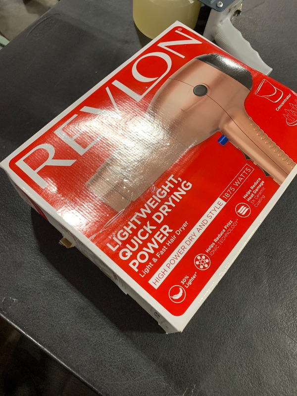Photo 1 of Revlon Light & Fast Hair Dryer | 1875W Stunning Blowouts Easily and Comfortably