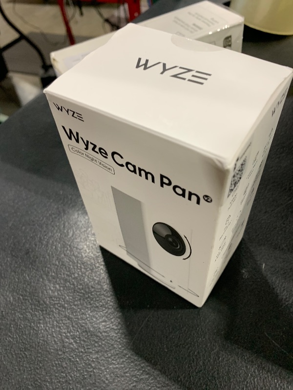 Photo 1 of WYZE Cam Pan v2 1080p Pan/Tilt/Zoom Indoor Security Camera with Color Night Vision, Motion and Sound Detection, Wi-Fi Smart Home Security Camera Compatible with Alexa & Google Assistant, White