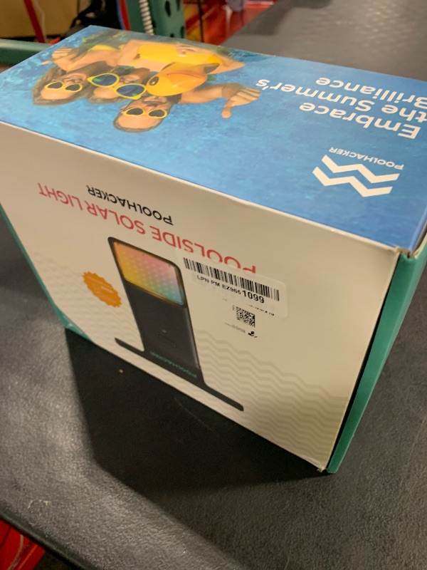 Photo 1 of POOLHACKER Solar Pool Lights Only for Inground Pool?Original?, 10-Color 4-Mode Light Sensing LED, Underwater Lighting with Timer Off, Submersible Lights with Remote, Waterproof Design, 1 Pack