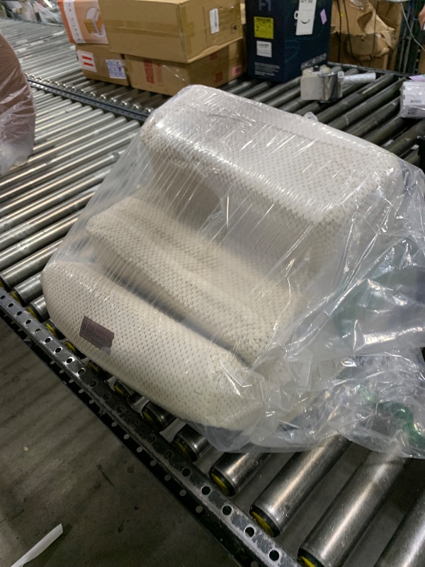 Photo 1 of Dog Stairs for Small Dogs & Cats, 3-Step Non-Slip Pet Steps for Couch Sofa and Chair, Beige, 13.6" H