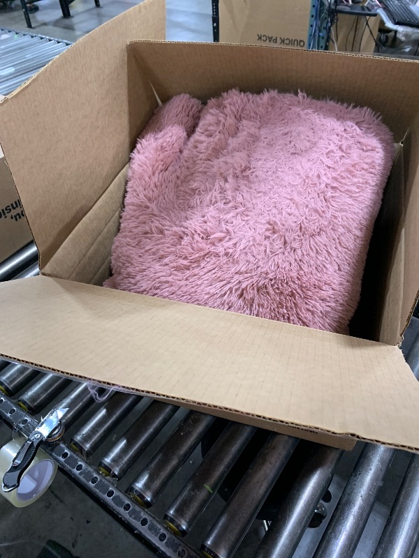 Photo 1 of Fluffy Rugs for Living Room, Soft Shaggy for Bedrooms, Blush Area Rug for Bedroom, Cozy Fuzzy Carpet for Kids, Perfect Indoor Decor for Boys and Girls 6x9 Feet