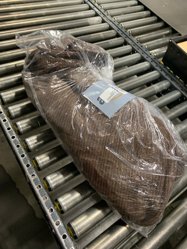 Photo 1 of Amgo 12' x 12' x 12' Brown Triangle Super Ring Sun Shade Sail Order to Make UPF50+ Canopy Awning Shades for Patio, 98% UV Blockage, Commercial Standard Heavy Duty - 260 GSM (We Customize)