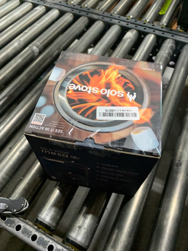 Photo 1 of Solo Stove Mesa XL, 7 Inch Tabletop Fire Pit with Stand - Smokeless, Stainless Steel Fire Pit for Camping, Outdoor & Patio- Wood Burning or Pellet Fueled Portable Bonfire, 2.3lbs, Water